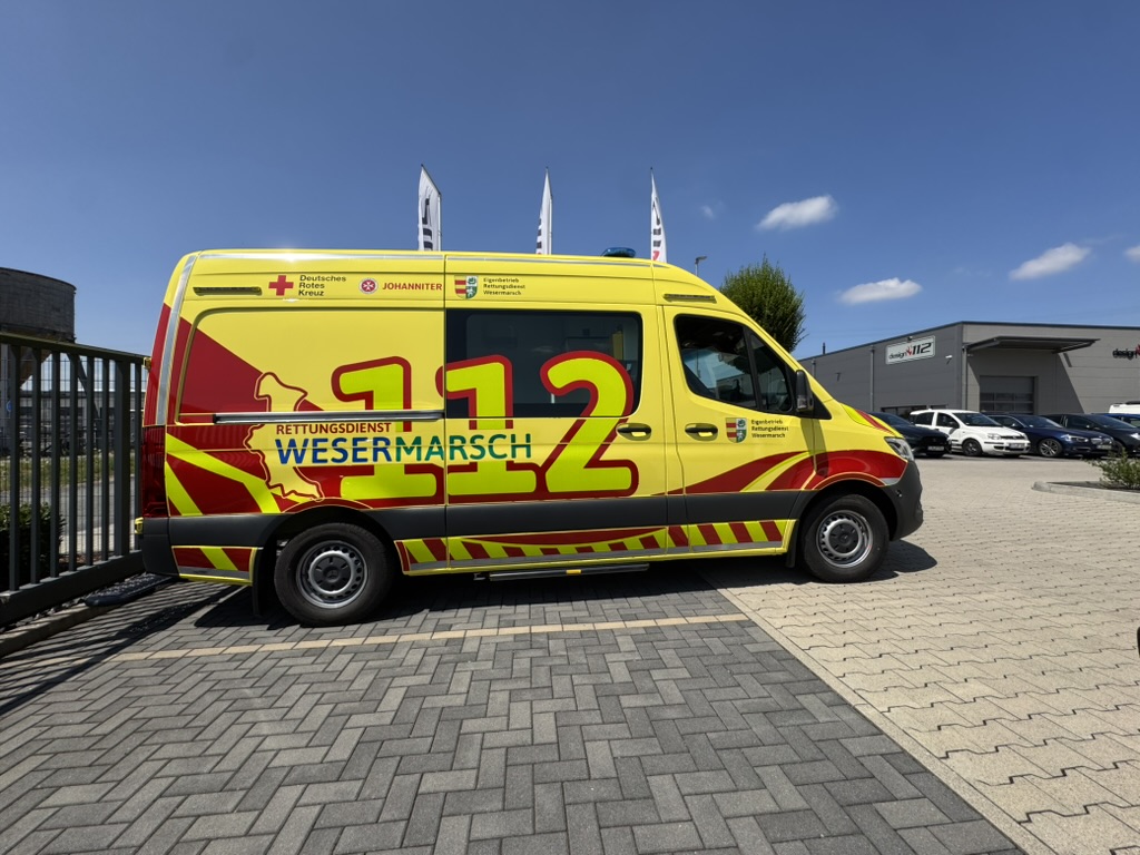 Krankenwagen Eigenbetrieb Rettungsdienst Wesermarsch
