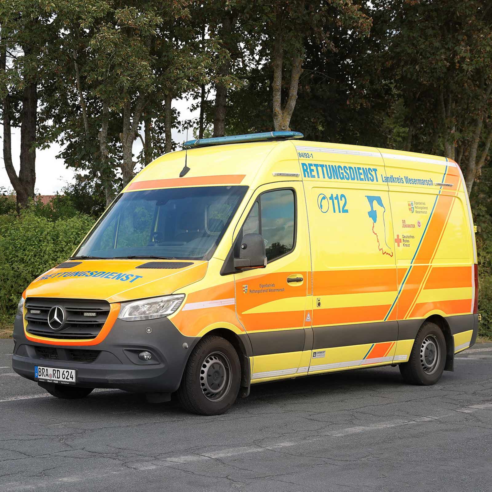 Krankenwagen Eigenbetrieb Rettungsdienst Wesermarsch