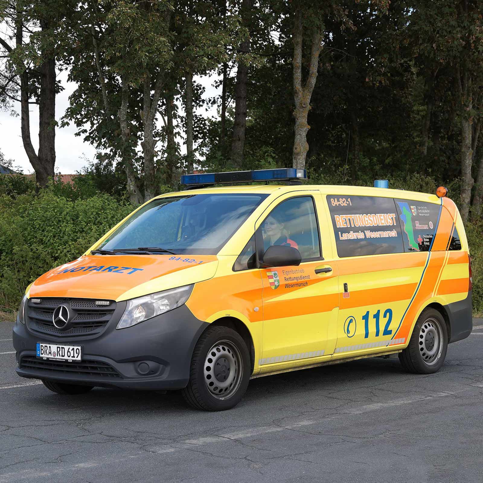 Notarzteinsatzfahrzeug Eigenbetrieb Rettungsdienst Wesermarsch